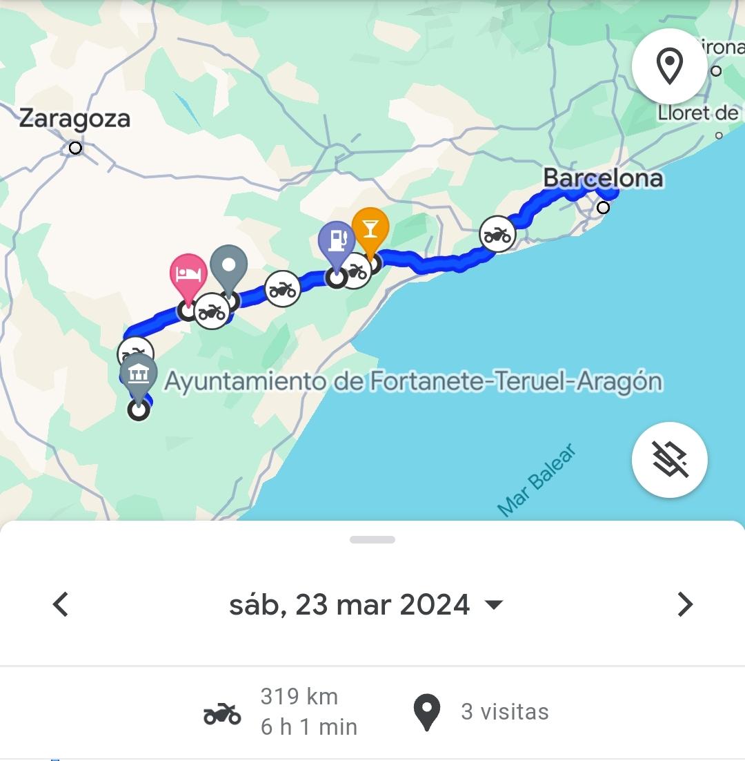 319km en el primer día 319km en el primer día