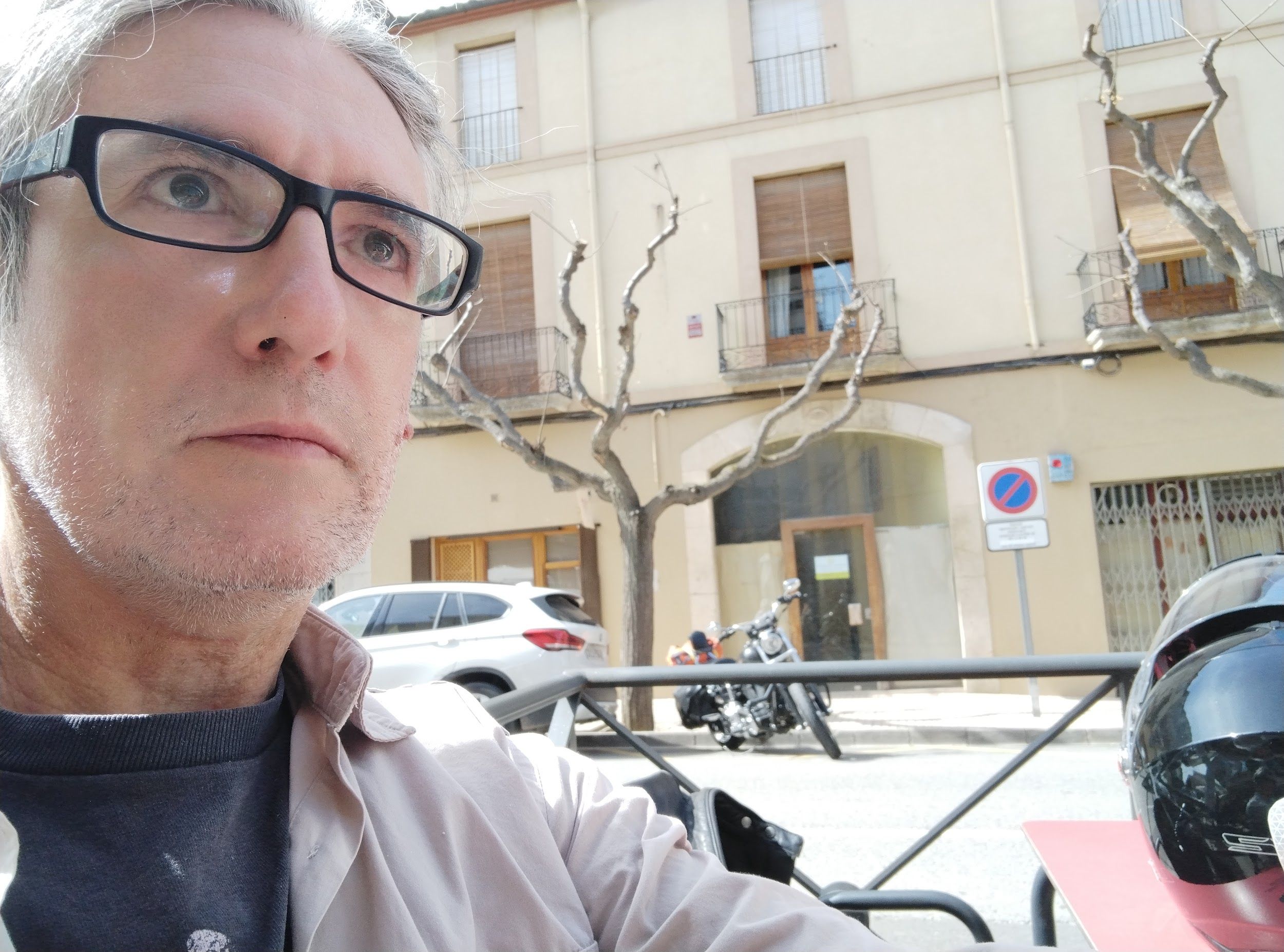 Un poco dormido pero con muchas ganas de rutear Un poco dormido pero con muchas ganas de rutear