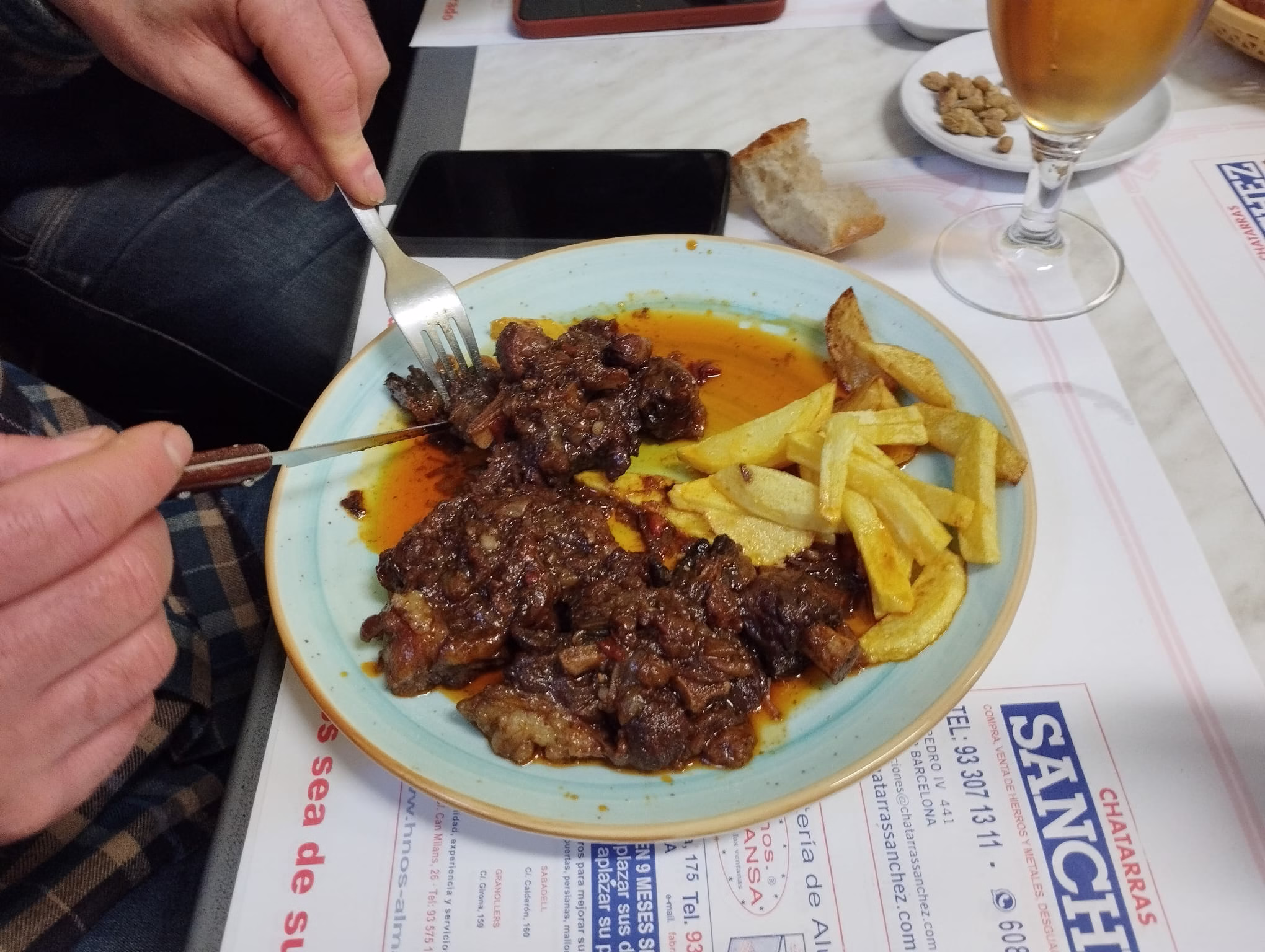 Un riquísimo rabo de toro pidió Gutixoc