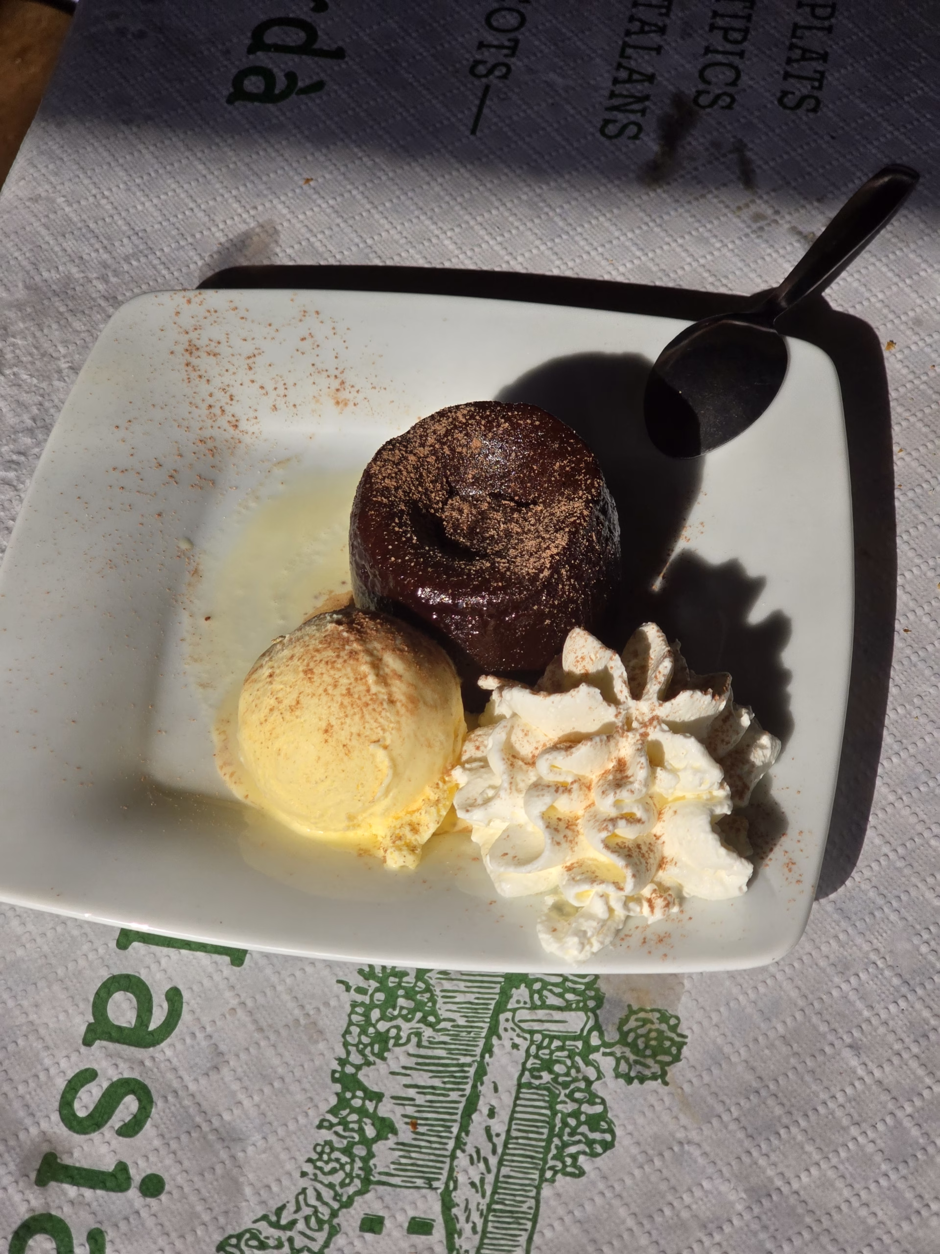 Coulant de Chocolate con helado Coulant de Chocolate con helado