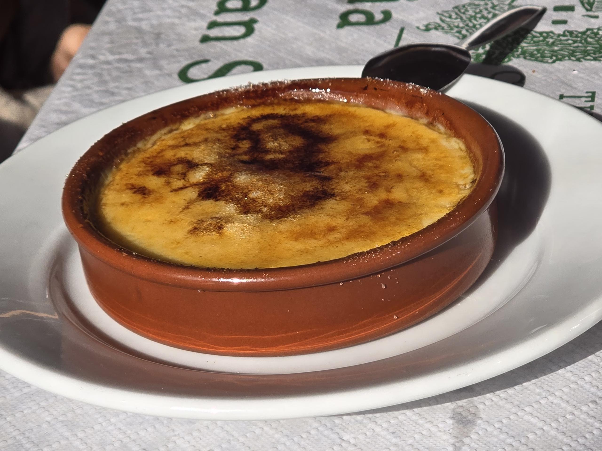 La crema catalana estaba excelente La crema catalana estaba excelente