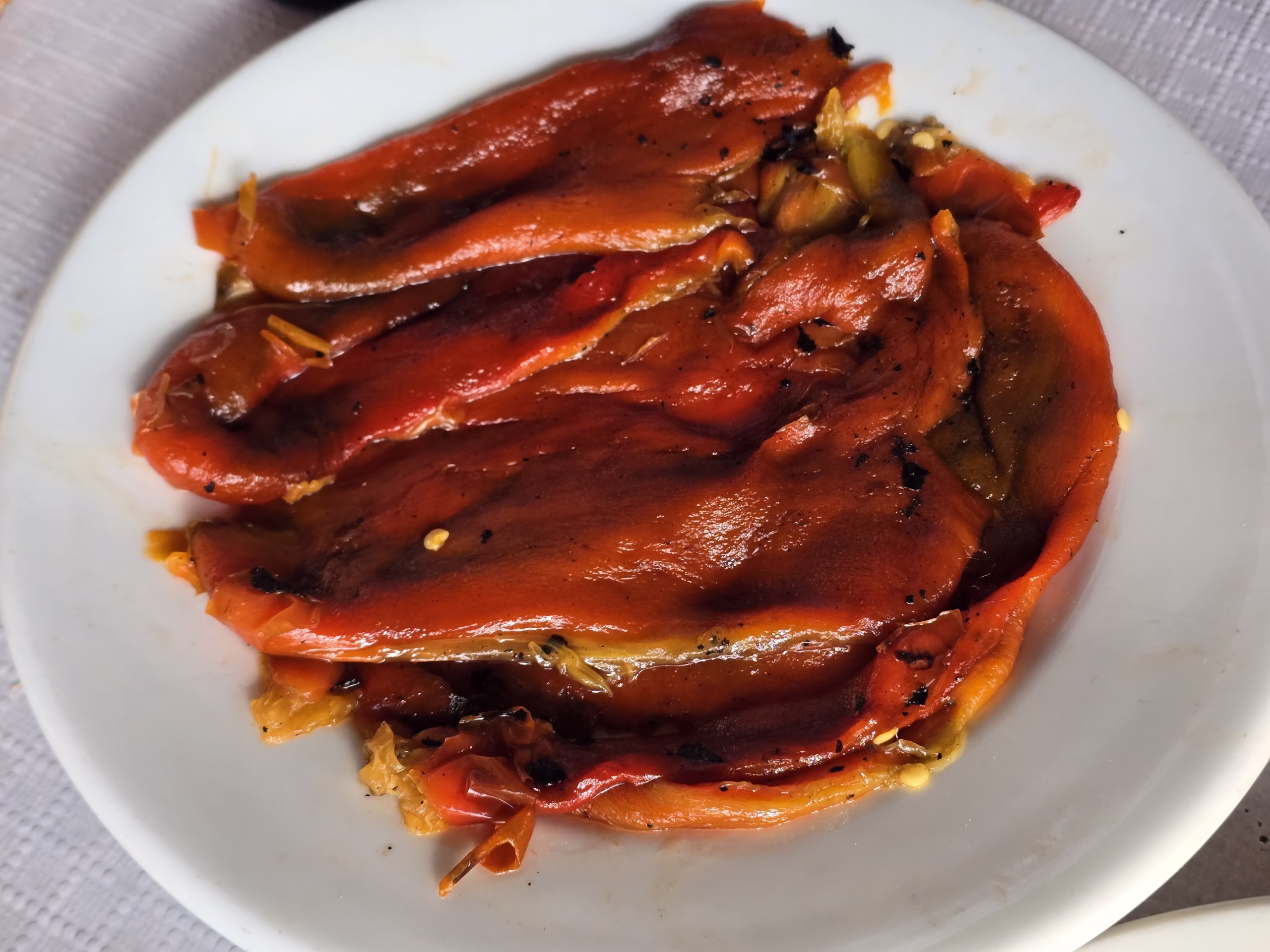 Pimientos escalivados a la brasa Pimientos escalivados a la brasa