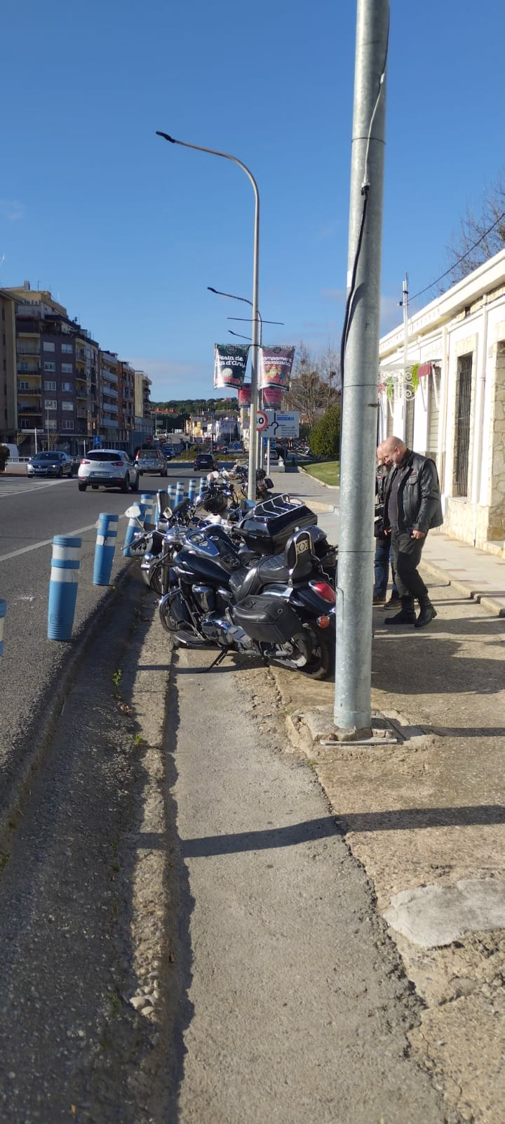 Sin problema para aparcar la moto Sin problema para aparcar la moto