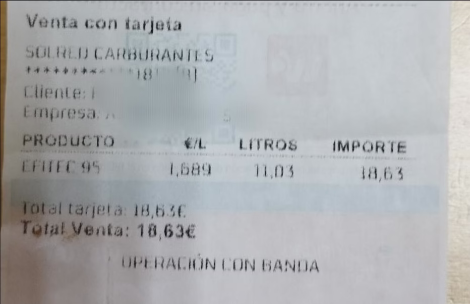 Ejemplo de un repostaje Ejemplo de un repostaje