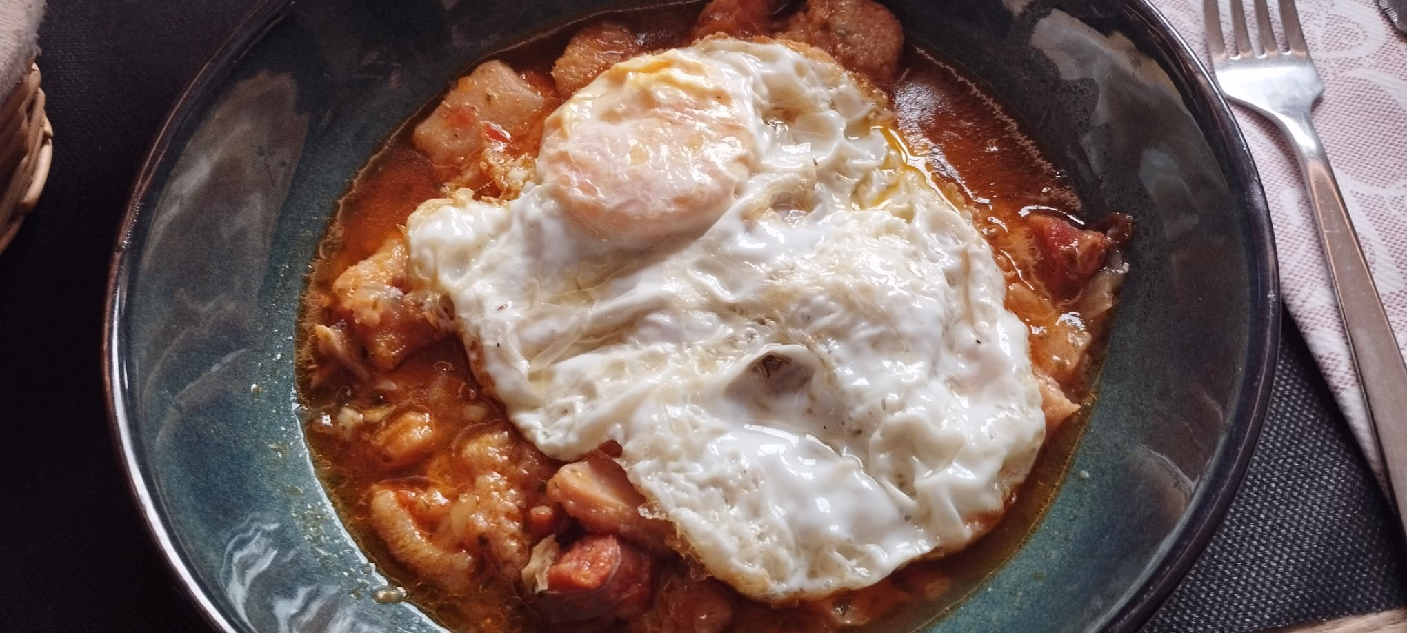 La mejor combinación. Callos con huevo frito La mejor combinación. Callos con huevo frito