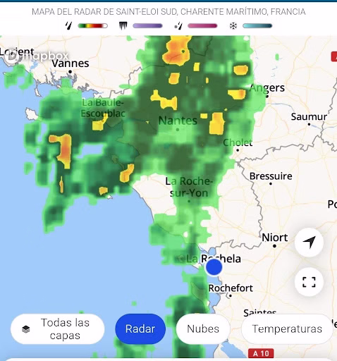 Casi no pillamos lluvia aunque el mapa diga lo contrario Casi no pillamos lluvia aunque el mapa diga lo contrario